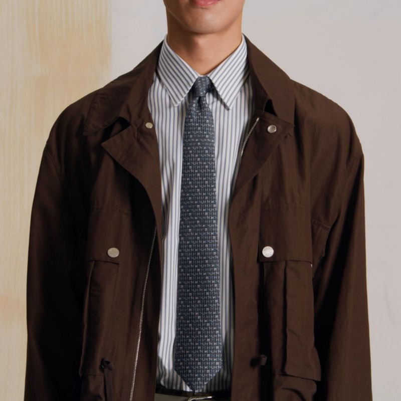 HERMES/エルメス シルク アスコットタイ d_063 HERMES】【フランス製】【アスコットタイ】エルメス『シルク